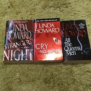 3 Linda Howard Romantic Mystery Paperback Books